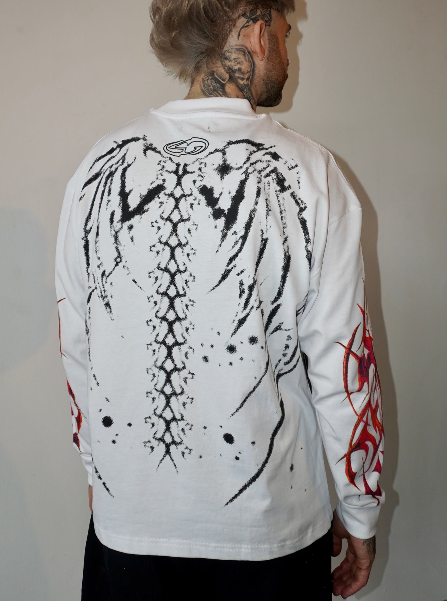 X-RAY White Long Sleeve T-Shirt