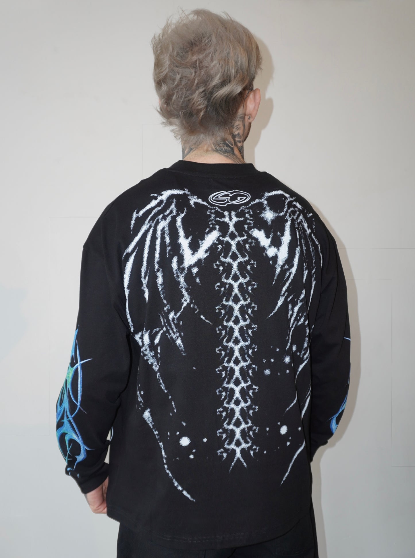 X-RAY Black Long Sleeve T-Shirt (Ships in 24HRS)