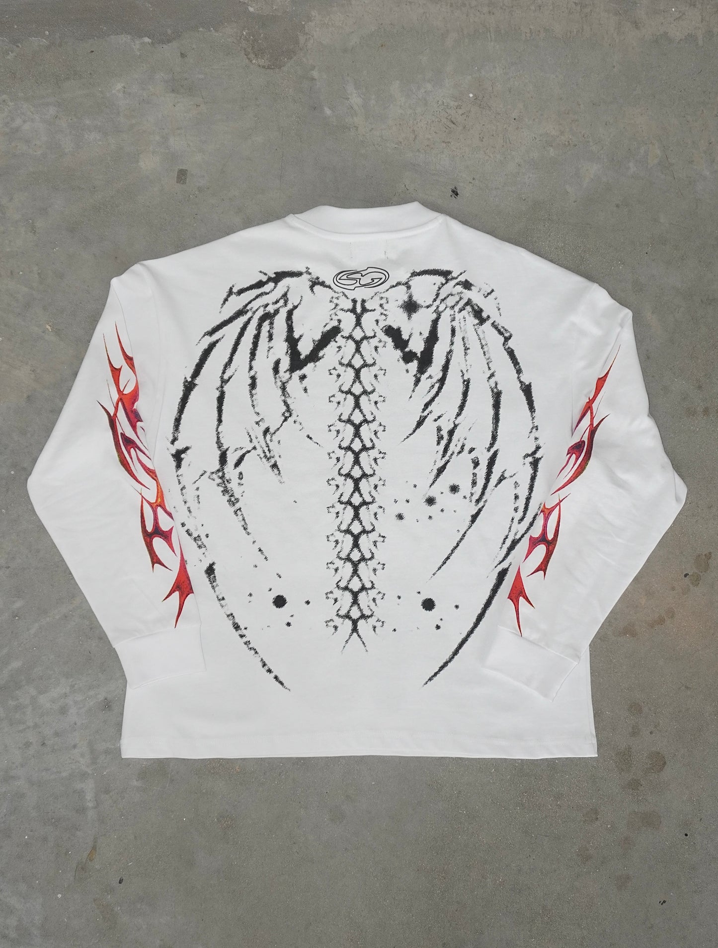 X-RAY White Long Sleeve T-Shirt