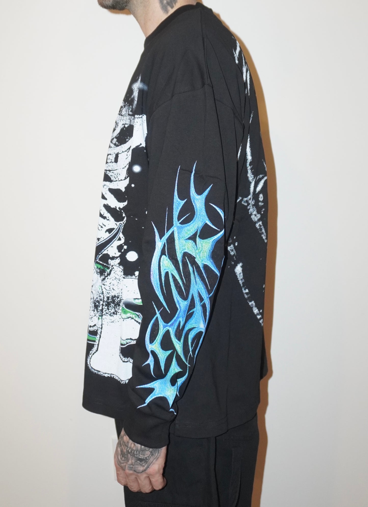 X-RAY Black Long Sleeve T-Shirt (Ships in 24HRS)
