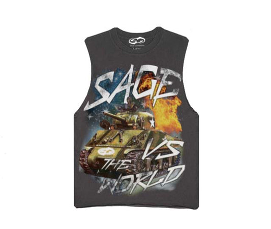 SG VS THE WORLD SLEEVELESS T-SHIRT